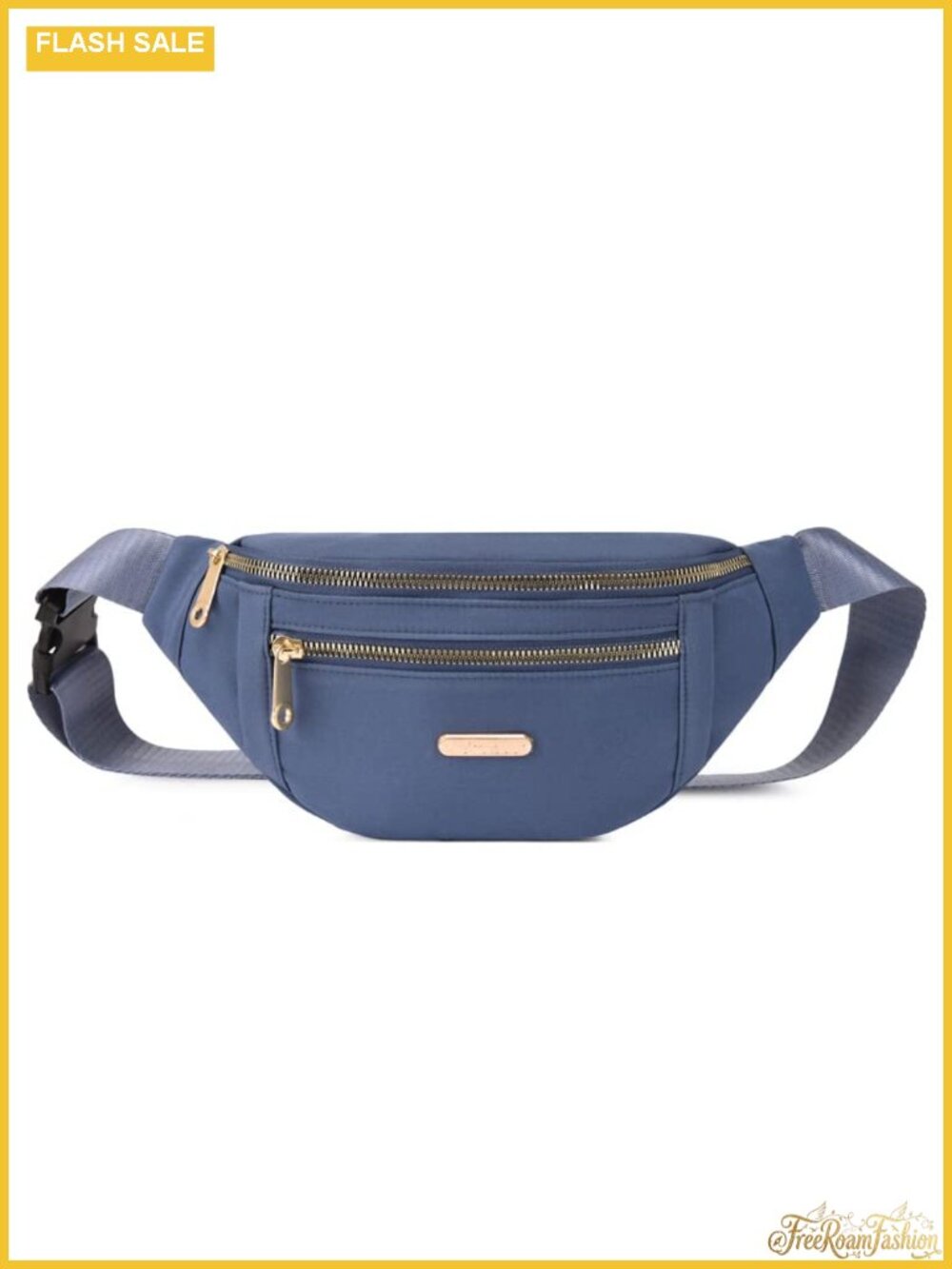 Fanny Pack Adjustable Strap Lightweight Nylon Waist Bag for Travel Sports